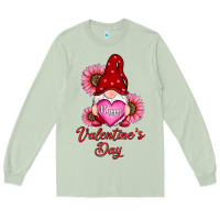 Matcha happy valentine's day gnomes with sunflower Long Sleeve Tee - RanaPortraitStore