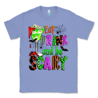 Colony Blue eat drink and be scary Classic Tee - Zillion Design Studio