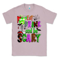 Lilac eat drink and be scary Classic Tee - Zillion Design Studio