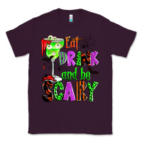 Plum eat drink and be scary Classic Tee - Zillion Design Studio