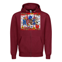 Burgundy American Nurse 20oz tumbler Zipper Hoodie - Neo Western