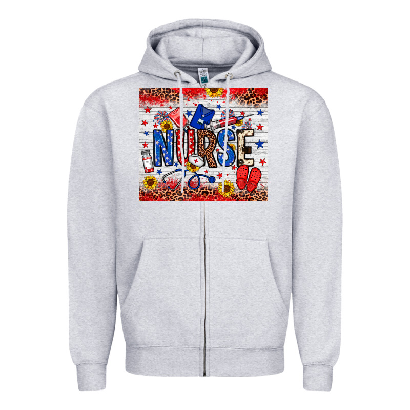 American Nurse 20oz Tumbler Zipper Hoodie by Neo Western | Teevron