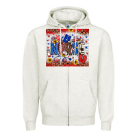 Oatmeal Heather American Nurse 20oz tumbler Zipper Hoodie - Neo Western
