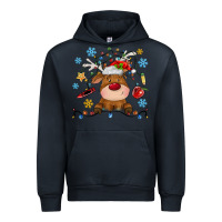 Navy christmas deer school Urban Hoodie - MaliasSmallBusiness