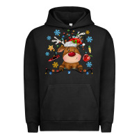 Pigment Black christmas deer school Urban Hoodie - MaliasSmallBusiness