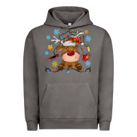 Pigment Tornado christmas deer school Urban Hoodie - MaliasSmallBusiness