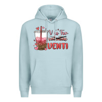 Blue Mist v is for valentine venti Premium Hoodie - MaliasSmallBusiness