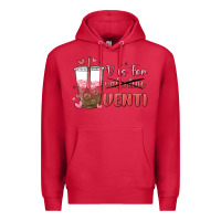 Cardinal v is for valentine venti Premium Hoodie - MaliasSmallBusiness