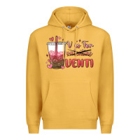 Mustard v is for valentine venti Premium Hoodie - MaliasSmallBusiness