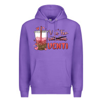 Purple v is for valentine venti Premium Hoodie - MaliasSmallBusiness