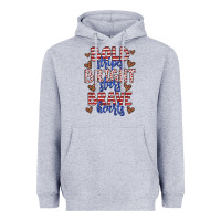 Heather Grey bold stripes bright stars brave hearts Heavyweight Hoodie - JahusDesignShop