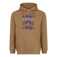 Toasted Coconut bold stripes bright stars brave hearts Heavyweight Hoodie - JahusDesignShop