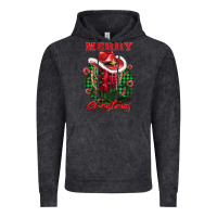 Vintage Black merry christmas boots hat rope Vintage Hoodie - AdoDesignShop
