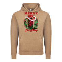 Vintage Coffee merry christmas boots hat rope Vintage Hoodie - AdoDesignShop