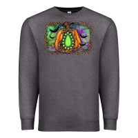 Charcoal Heather halloween gemstone background Premium Sweatshirt - JahusDesignShop