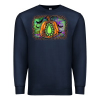 Navy halloween gemstone background Premium Sweatshirt - JahusDesignShop