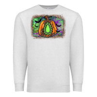 Oatmeal Heather halloween gemstone background Premium Sweatshirt - JahusDesignShop