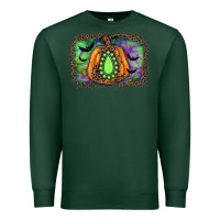 Sports Green halloween gemstone background Premium Sweatshirt - JahusDesignShop