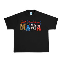 Black all american mama Urban Heavy Tee - RanaPortraitStore