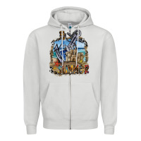 Dove Grey summer Zipper Hoodie - SublimationCraftShop