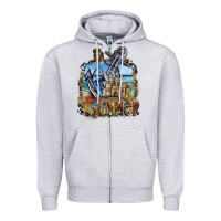Heather Grey summer Zipper Hoodie - SublimationCraftShop