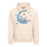 Sandshell snowman and moon Urban Hoodie - MaliasSmallBusiness