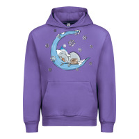 Tulip snowman and moon Urban Hoodie - MaliasSmallBusiness