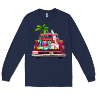 Navy summer truck farm truck Long Sleeve Tee - Zillion Design Studio