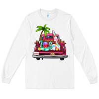 White summer truck farm truck Long Sleeve Tee - Zillion Design Studio