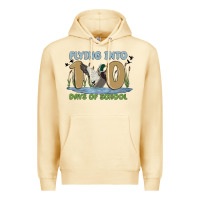 Pina Colada flying into 100 days of school Premium Hoodie - MaliasSmallBusiness