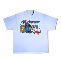 Grape Ice all american girl Urban Heavy Tee - RanaPortraitStore