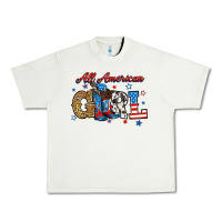 Pistachio all american girl Urban Heavy Tee - RanaPortraitStore