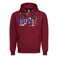 Burgundy American Nurse Zipper Hoodie - Neo Western