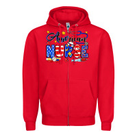 Red American Nurse Zipper Hoodie - Neo Western