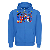 True Royal American Nurse Zipper Hoodie - Neo Western