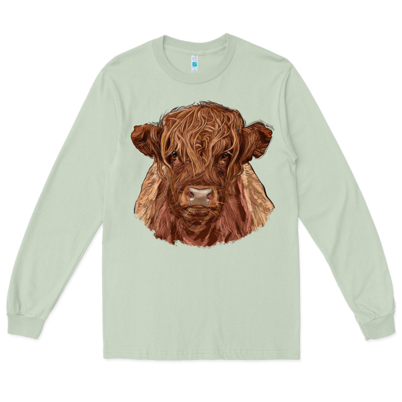 Highland Cow Long Sleeve Tee by RanaPortraitStore | Teevron