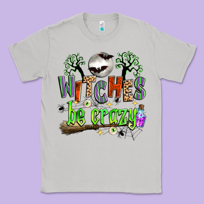 Witches Be Crazy Classic Tee Designed By Zillion Design Studio