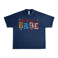 Navy all american babe Urban Heavy Tee - RanaPortraitStore