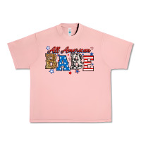 Salmon all american babe Urban Heavy Tee - RanaPortraitStore