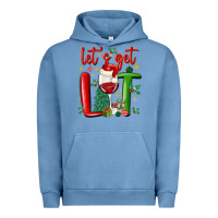Pigment Pebble Blue let's get lit Urban Hoodie - MaliasSmallBusiness