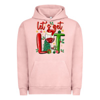 Pigment Salmon let's get lit Urban Hoodie - MaliasSmallBusiness