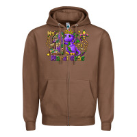 Chestnut dragon my first mardi gras Zipper Hoodie - FaDigitalArtStudio