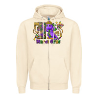 Sandshell dragon my first mardi gras Zipper Hoodie - FaDigitalArtStudio