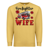 Antique Gold firefighter wife Premium Sweatshirt - Artiststas