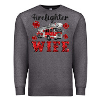 Charcoal Heather firefighter wife Premium Sweatshirt - Artiststas