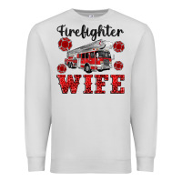 Dove Grey firefighter wife Premium Sweatshirt - Artiststas