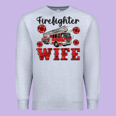 Firefighter Wife Premium Sweatshirt Designed By Artiststas