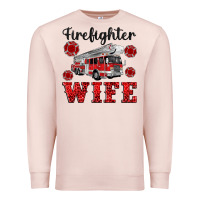 Pale Pink firefighter wife Premium Sweatshirt - Artiststas
