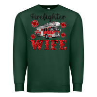 Sports Green firefighter wife Premium Sweatshirt - Artiststas