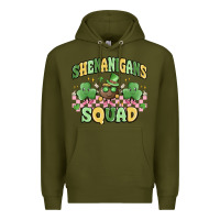 Army Green shenanigans squad Premium Hoodie - MaliasSmallBusiness